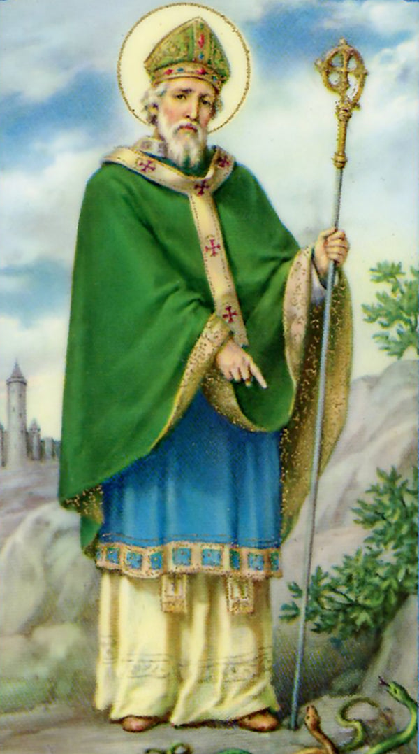 Hail Glorious St. Patrick A - LAMINATED HOLY CARDS- QUANTITY 25 PRAYER CARDS (Copy)