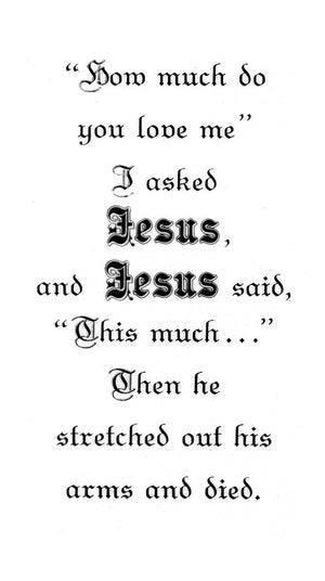 I Asked Jesus 2A - LAMINATED HOLY CARDS- QUANTITY 25 PRAYER CARDS