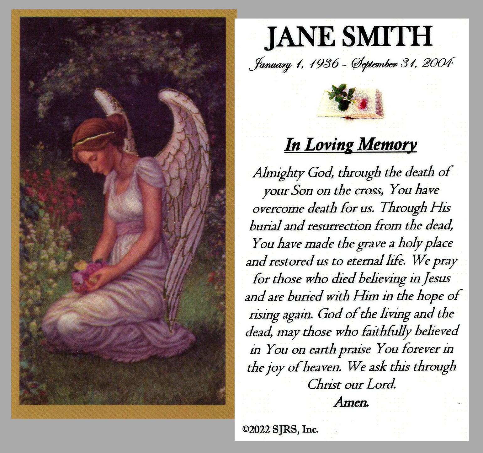 Praying In Loving Memory Christian Funeral Prayers
