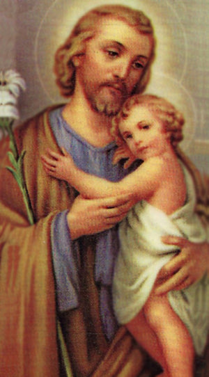 Prayer to St. Joseph A - LAMINATED HOLY CARDS- QUANTITY 25 PRAYER CARDS