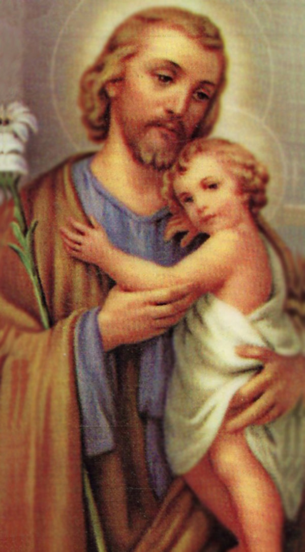 Prayer to St. Joseph A - LAMINATED HOLY CARDS- QUANTITY 25 PRAYER CARDS