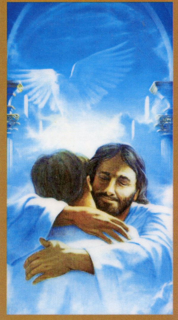 Safely Home U - LAMINATED HOLY CARDS- QUANTITY 25 PRAYER CARDS