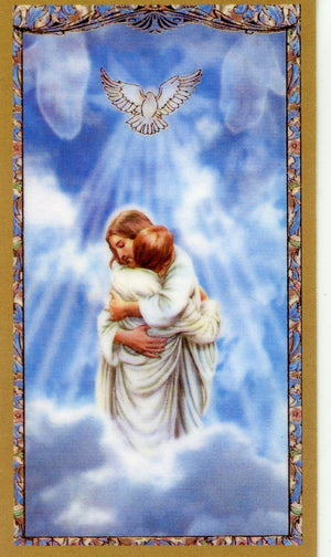 Safely Home U - LAMINATED HOLY CARDS- QUANTITY 25 PRAYER CARDS