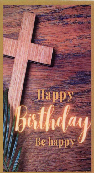 Birthday Prayer U - LAMINATED HOLY CARDS- QUANTITY 25 PRAYER CARDS