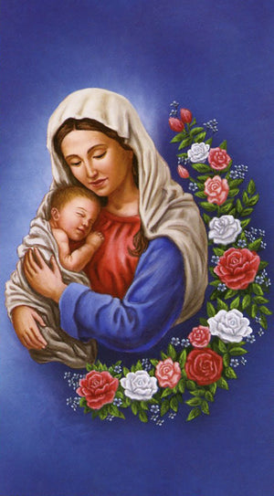 Bless Our Mothers A - LAMINATED HOLY CARDS- QUANTITY 25 PRAYER CARDS