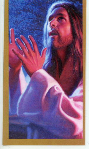 A Prayer for Bronchitis U - LAMINATED HOLY CARDS- QUANTITY 25 PRAYER CARDS