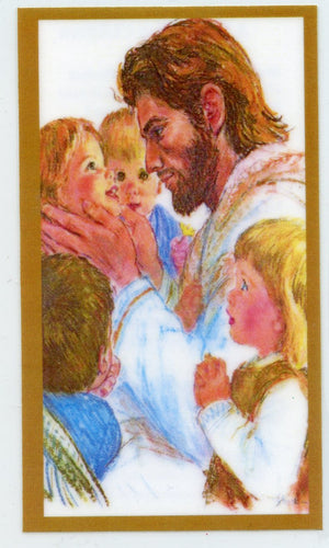 A Prayer for Children 2 U - LAMINATED HOLY CARDS- QUANTITY 25 PRAYER CARDS