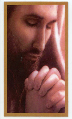 Prayer for Chronic Pain U - LAMINATED HOLY CARDS- QUANTITY 25 PRAYER CARDS