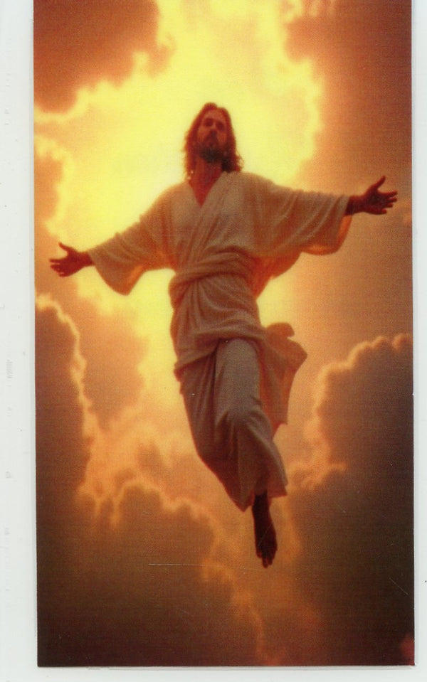 I Am The Resurrection 3 - LAMINATED HOLY CARDS- QUANTITY 25 PRAYER CARDS (Copy)