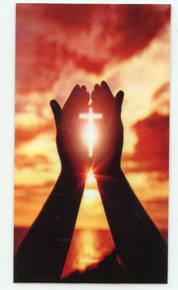 I Said A Prayer For You Today 3- LAMINATED HOLY CARDS- QUANTITY 25 PRAYER CARDS (Copy)