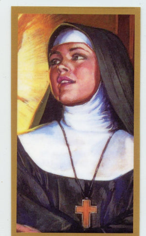 Prayer of St. Gertrude (2) U - LAMINATED HOLY CARDS- QUANTITY 25 PRAYER CARDS