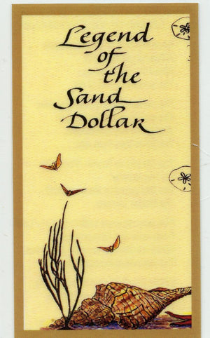 Legend of the Sand Dollar U - LAMINATED HOLY CARDS- QUANTITY 25 PRAYER CARDS