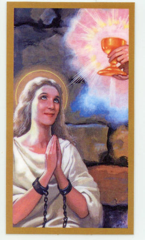 A Prayer for Barbara U - LAMINATED HOLY CARDS- QUANTITY 25 PRAYER CARDS