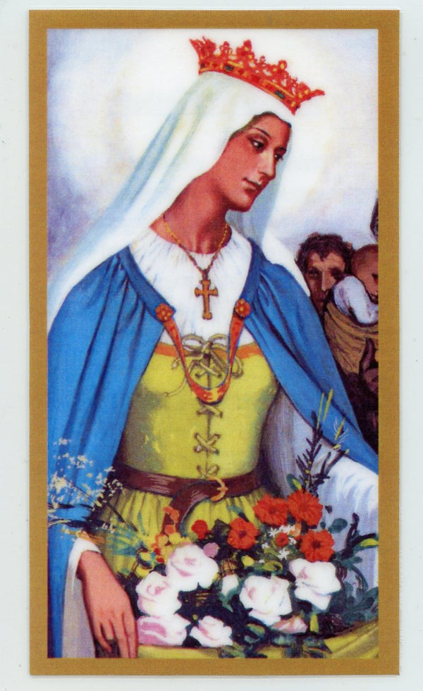 A Prayer for Elizabeth U - LAMINATED HOLY CARDS- QUANTITY 25 PRAYER CARDS