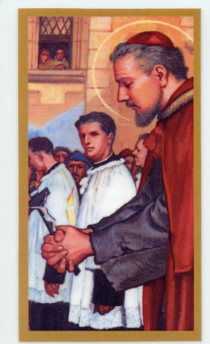 A Prayer for Charles U - LAMINATED HOLY CARDS- QUANTITY 25 PRAYER CARDS