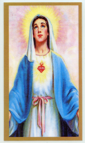 A Prayer for Carol U - LAMINATED HOLY CARDS- QUANTITY 25 PRAYER CARDS