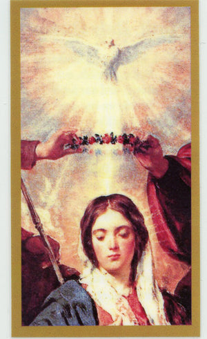 Hail Holy Queen Funeral Memorial Laminated Prayer Cards - Pack of 60