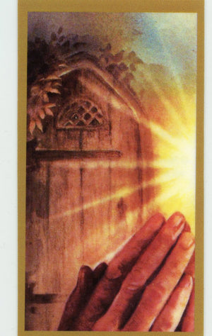 Memorare Funeral Memorial Laminated Prayer Cards - Pack of 60