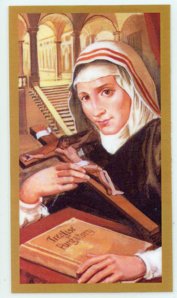 A Prayer for Catherine U - LAMINATED HOLY CARDS- QUANTITY 25 PRAYER CARDS
