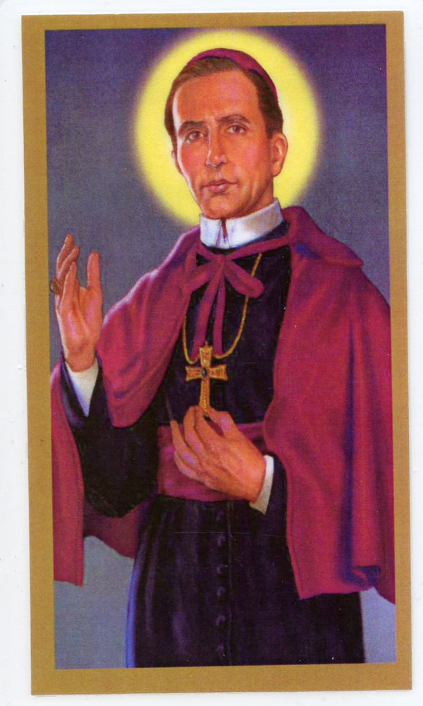 Prayer to St. John Neumann U - LAMINATED HOLY CARDS- QUANTITY 25 PRAYER CARDS