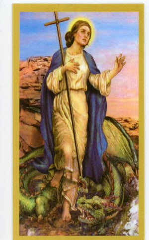 Prayer to Saint Martha for Cooks and Servers U - LAMINATED HOLY CARDS- QUANTITY 25 PRAYER CARDS