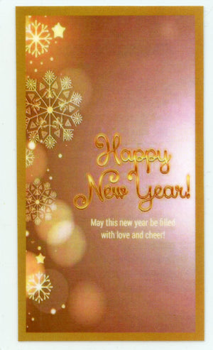 Happy New Year Prayer 2 U - LAMINATED HOLY CARDS- QUANTITY 25 PRAYER CARDS