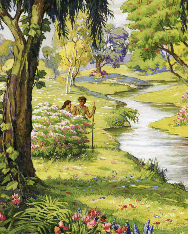 Adam and Eve C - CATHOLIC PRINTS PICTURES