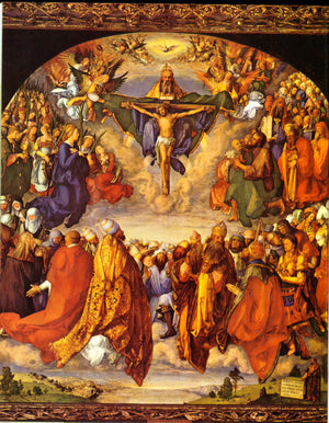 ADORATION OF THE TRINITY - CATHOLIC PRINTS PICTURES