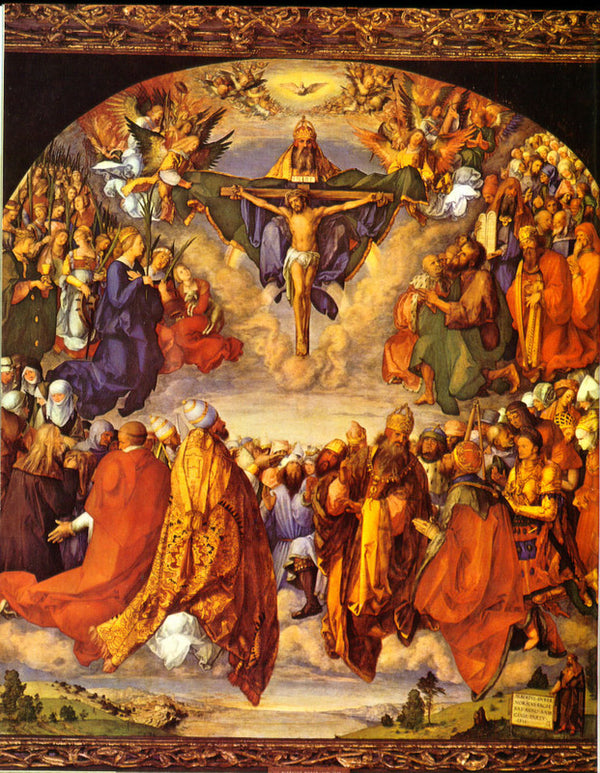ADORATION OF THE TRINITY - CATHOLIC PRINTS PICTURES