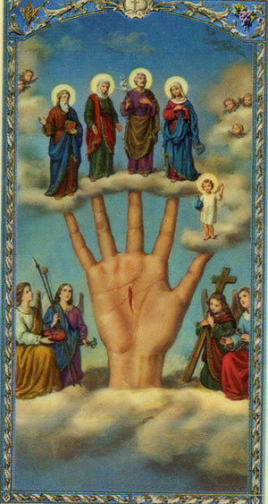 Al Brazo Poderoso N - LAMINATED HOLY CARDS- QUANTITY 25 PRAYER CARDS