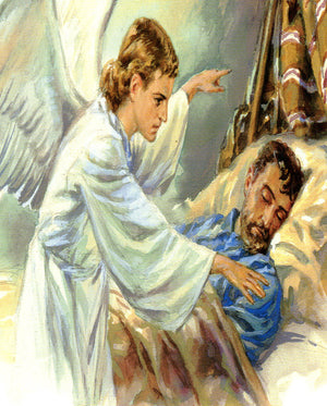 Angel appears to Joseph N - CATHOLIC PRINTS PICTURES