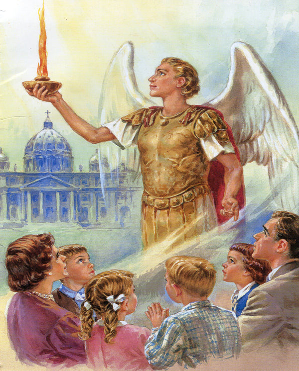 Angels Love & Help Us N - CATHOLIC PRINTS PICTURES