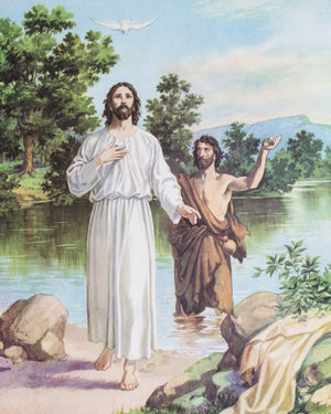 BAPTISM OF CHRIST SH1 - CATHOLIC PRINTS PICTURES