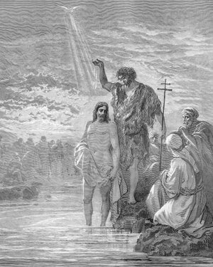 BAPTISM OF CHRIST SH - CATHOLIC PRINTS PICTURES