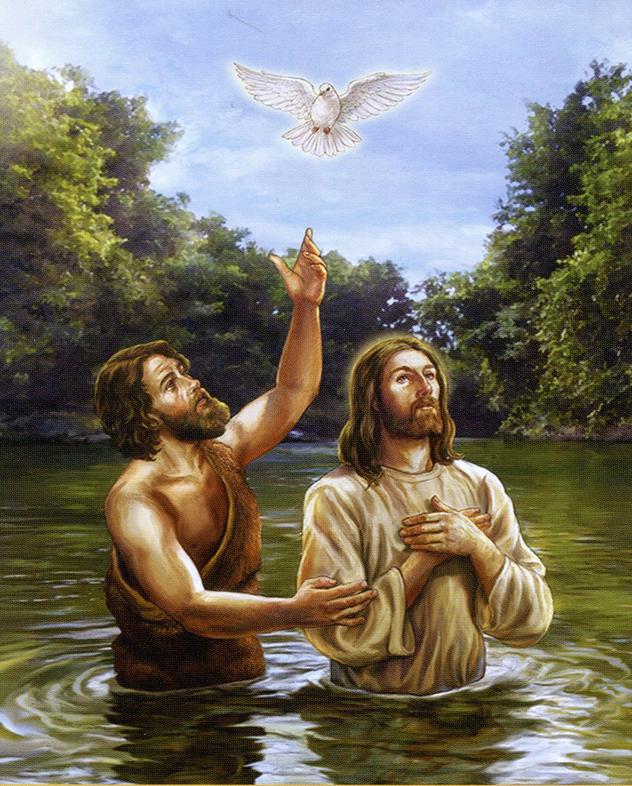 Baptism of Jesus 2T CATHOLIC PRINTS PICTURES Catholic Pictures