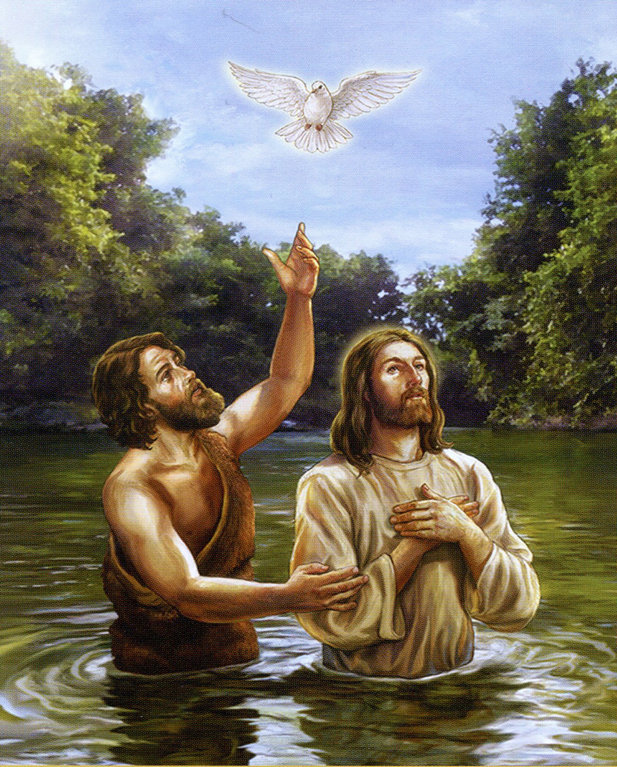 Baptism of Jesus 2T CATHOLIC PRINTS PICTURES Catholic Pictures Baptism of Jesus 2T CATHOLIC PRINTS PICTURES Catholic Pictures