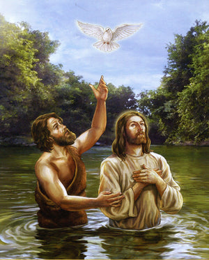 Baptism of Jesus 2T - CATHOLIC PRINTS PICTURES