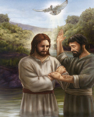 Baptism of Jesus N - CATHOLIC PRINTS PICTURES
