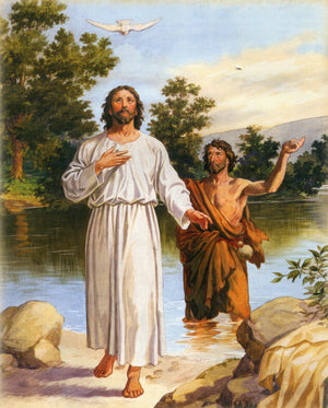 Baptism of Jesus T - CATHOLIC PRINTS PICTURES