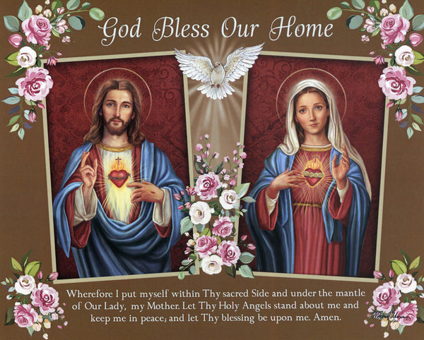 Bless Our Home T - CATHOLIC PRINTS PICTURES