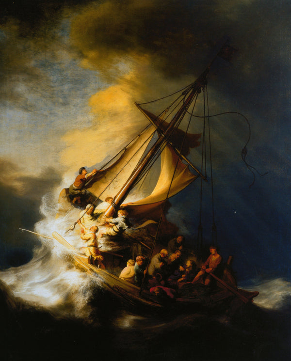 CALMING THE STORM AT SEA - CATHOLIC PRINTS PICTURES