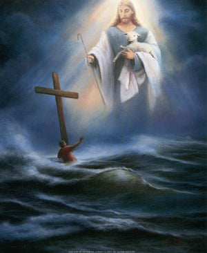 CHRIST CALMING THE STORM - CATHOLIC PRINTS PICTURES