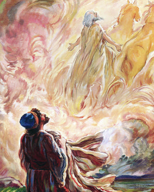 Elijah Rides a Chariot of Fire T - CATHOLIC PRINTS PICTURES