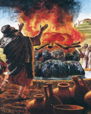 Elijah & Prophets of Baal C - CATHOLIC PRINTS PICTURES