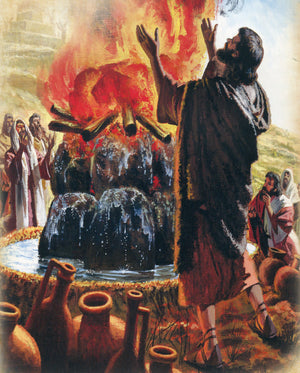 Elijah & Prophets of Baal T - CATHOLIC PRINTS PICTURES