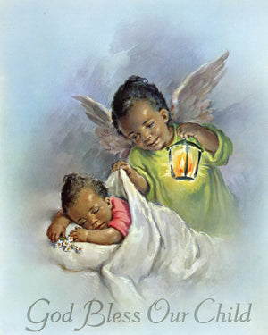 GOD BLESS OUR CHILD 88 P - CATHOLIC PRINTS PICTURES