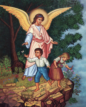 Guardian Angel T - CATHOLIC PRINTS PICTURES