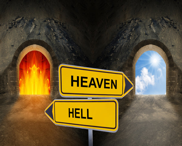 HEAVEN OR HELL SH - CATHOLIC PRINTS PICTURES