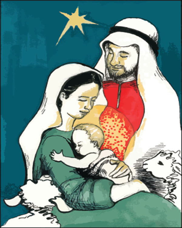HOLY FAMILY SH9 - CATHOLIC PRINTS PICTURES