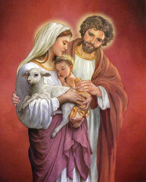 Holy Family 3T - CATHOLIC PRINTS PICTURES